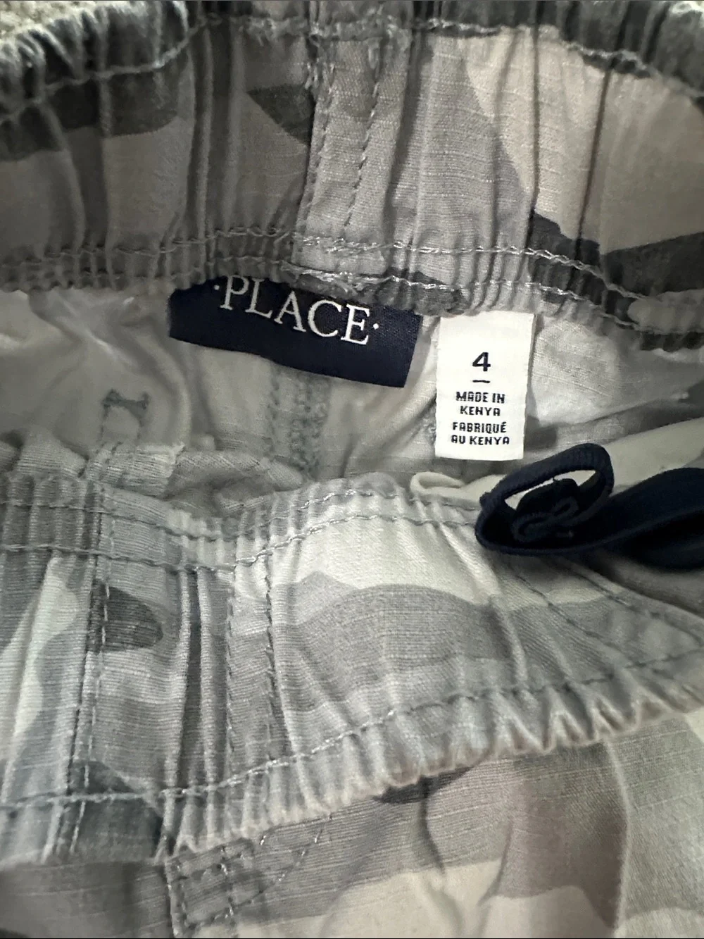 Kids Cargo Shorts Bundle - Gray, Olive Camo, Light Gray, Charcoal